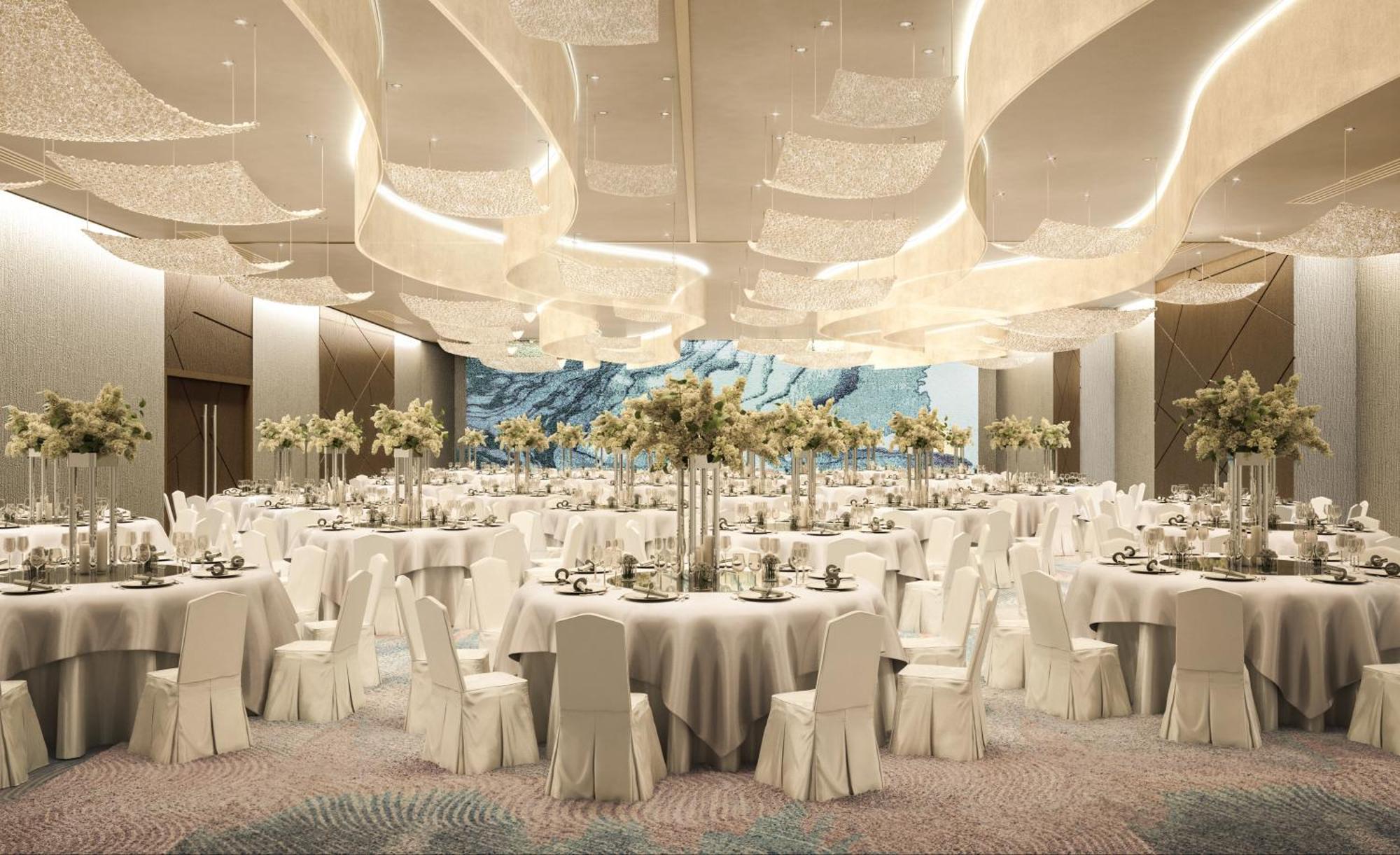 Moevenpick Hotel & Apartments Ghala Maszkat Kültér fotó The Grand Ballroom